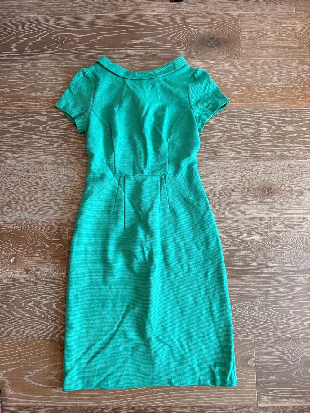 Boden Teal Green Short-Sleeve Midi Dress
